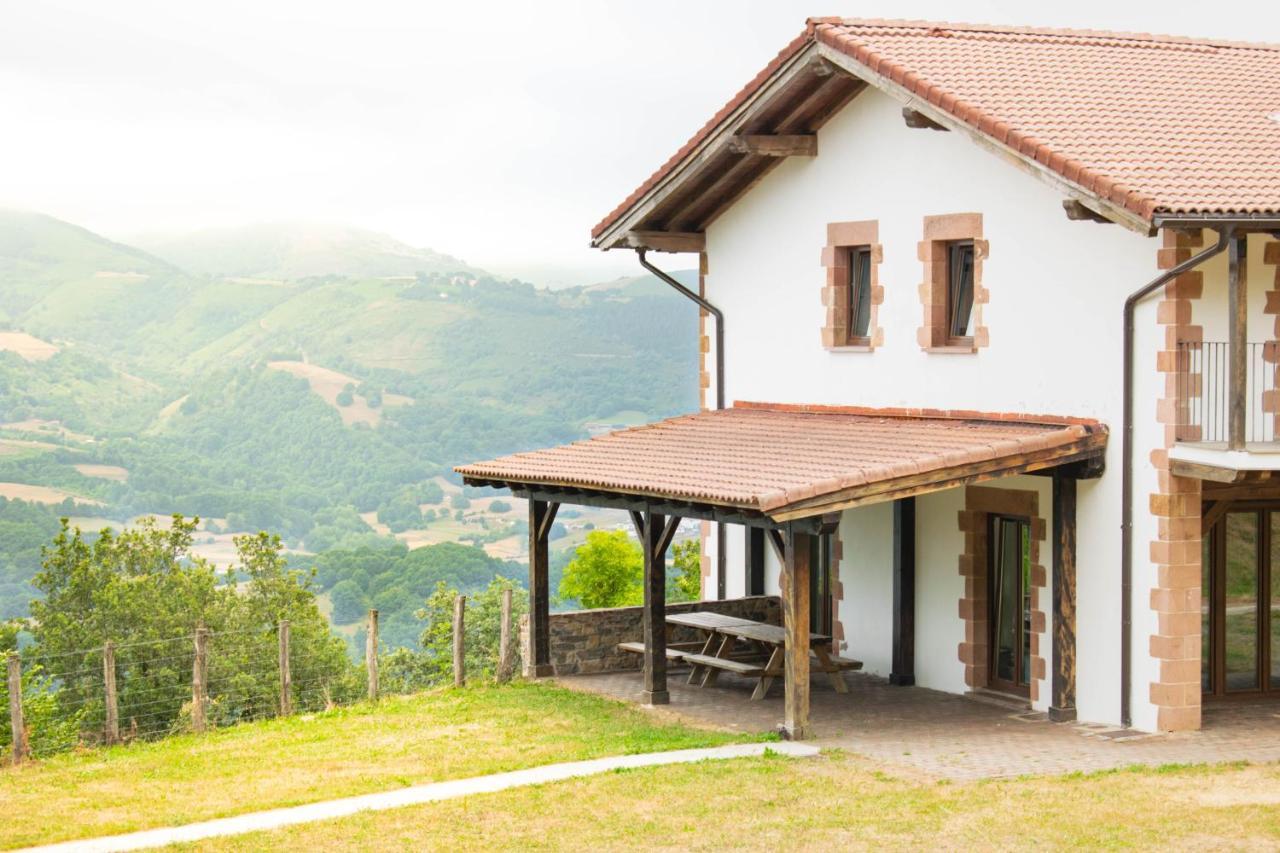 Behin Batean, Espectacular Casa Rural En Pleno Corazon Del Valle Baztan Ziga Exterior foto